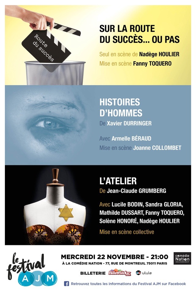 HISTOIRES D'HOMMES de XAVIER DURRINGER ATELIER JULIETTE MOLTES