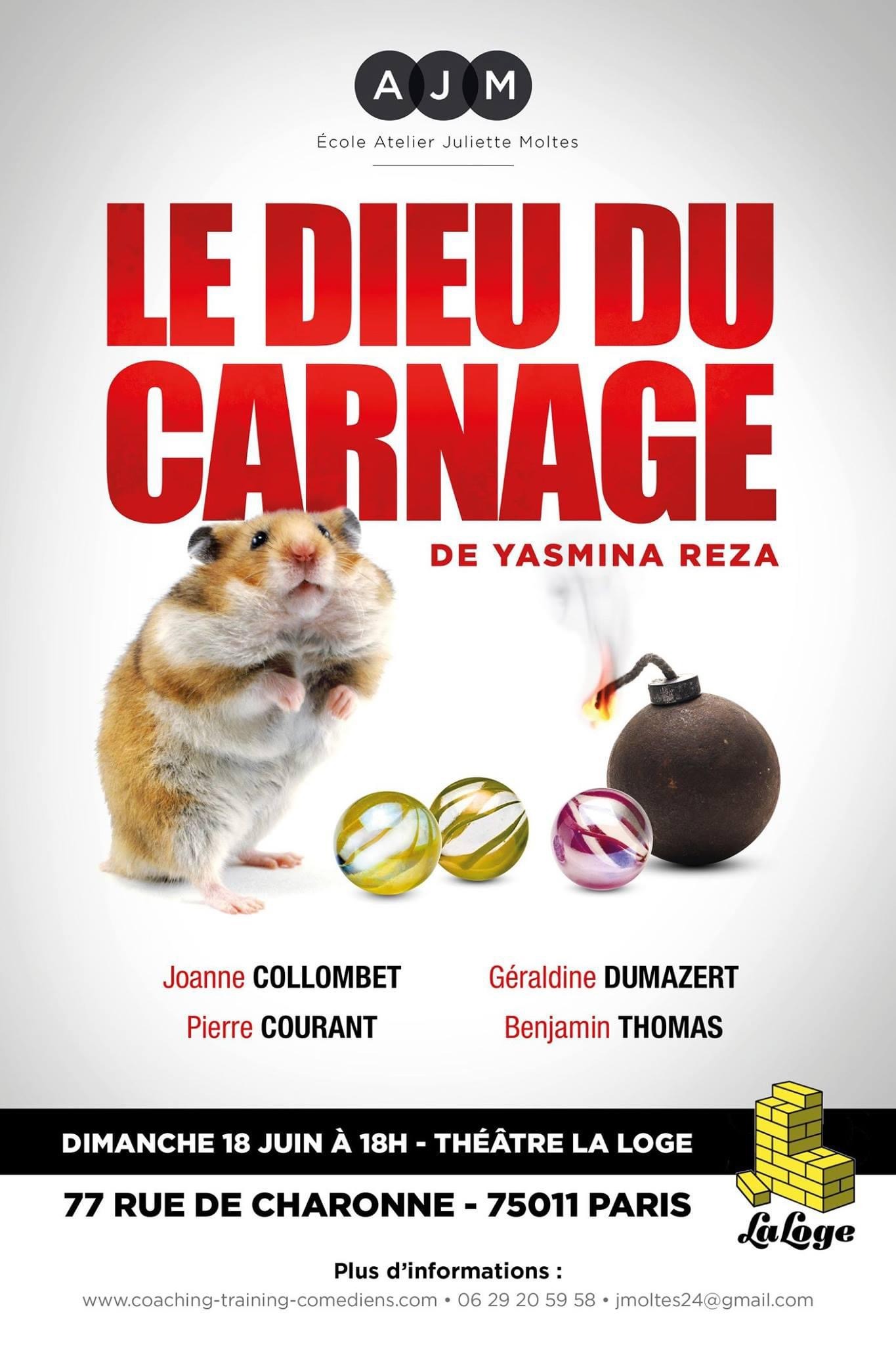 Le dieu du carnage Atelier Juliette Moltes