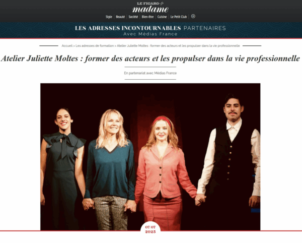 ATELIER JULIETTE MOLTES FIGARO MADAME