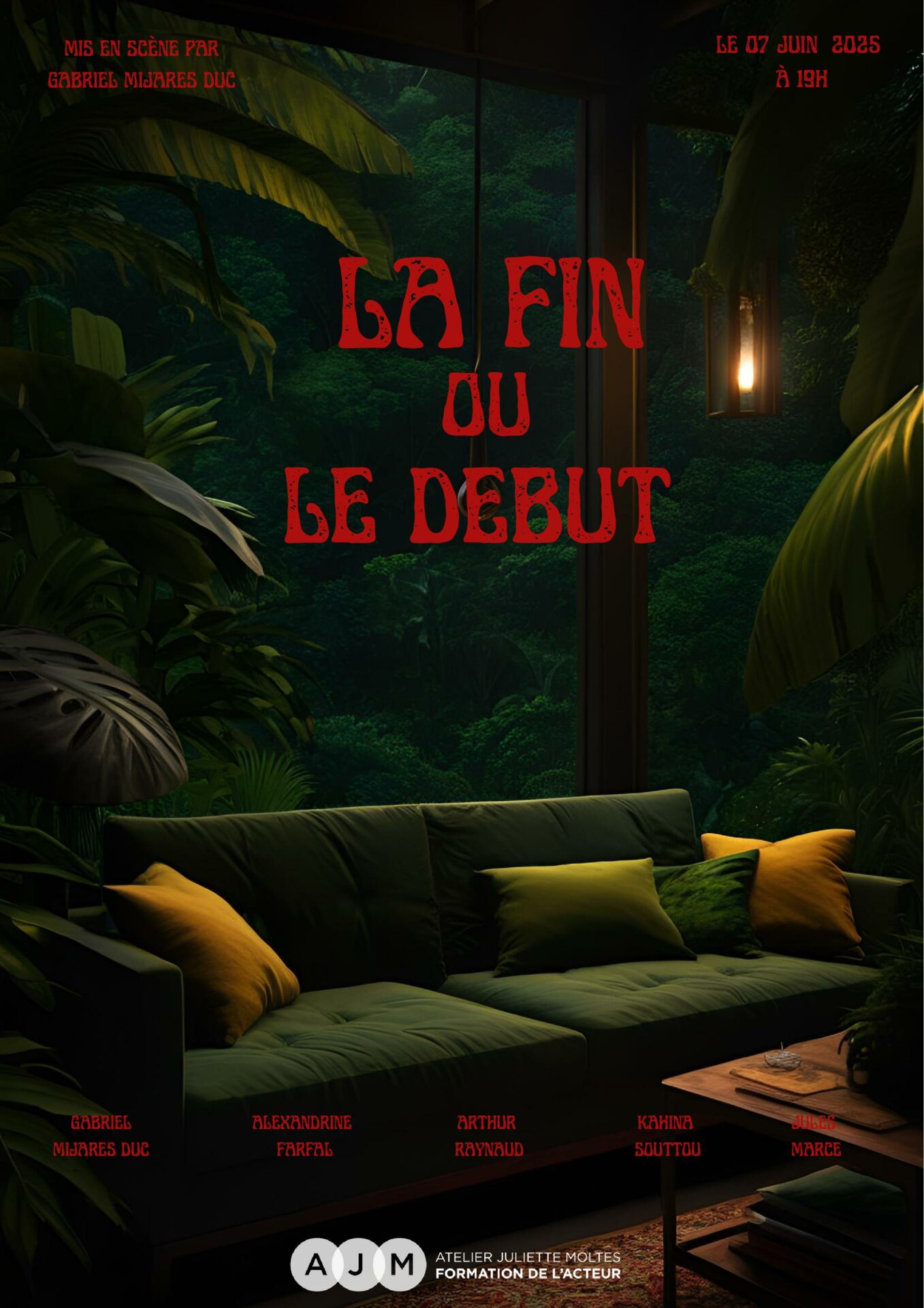 A FIN OU LE DEBUT carte blanche atelier juliette moltes