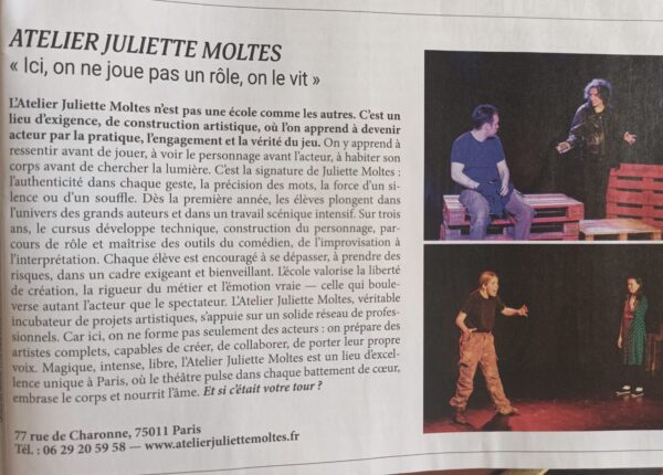 L’Atelier Juliette Moltes est à l’honneur dans le magazine ELLE !