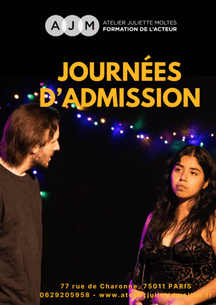 JOURNÉES D’ADMISSION ATELIER JULIETTE MOLTES