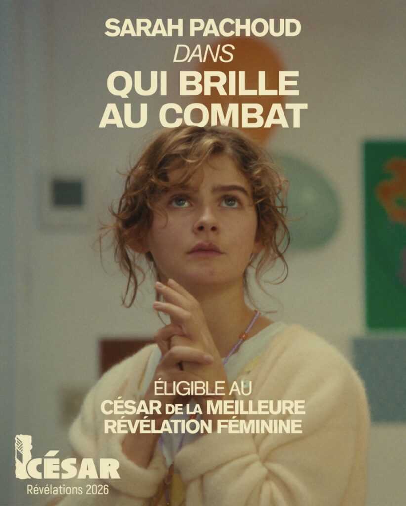 Coup de projecteur ACTU DES ANCIENS Sarah Pachoud nommée dans les révélations féminines César 2026