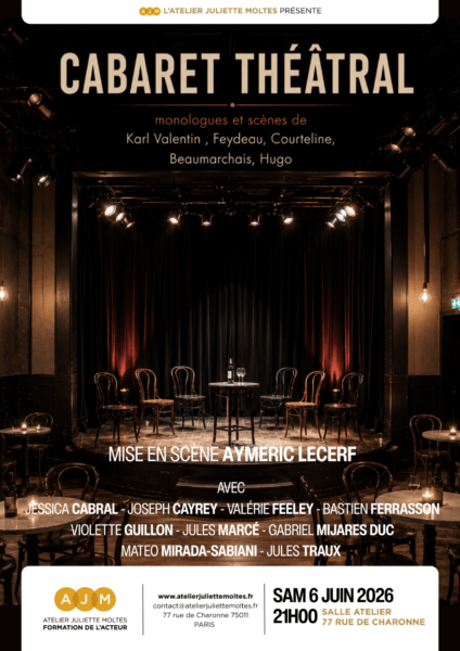 CABARET THEATRAL ATELIER JULIETTE MOLTES