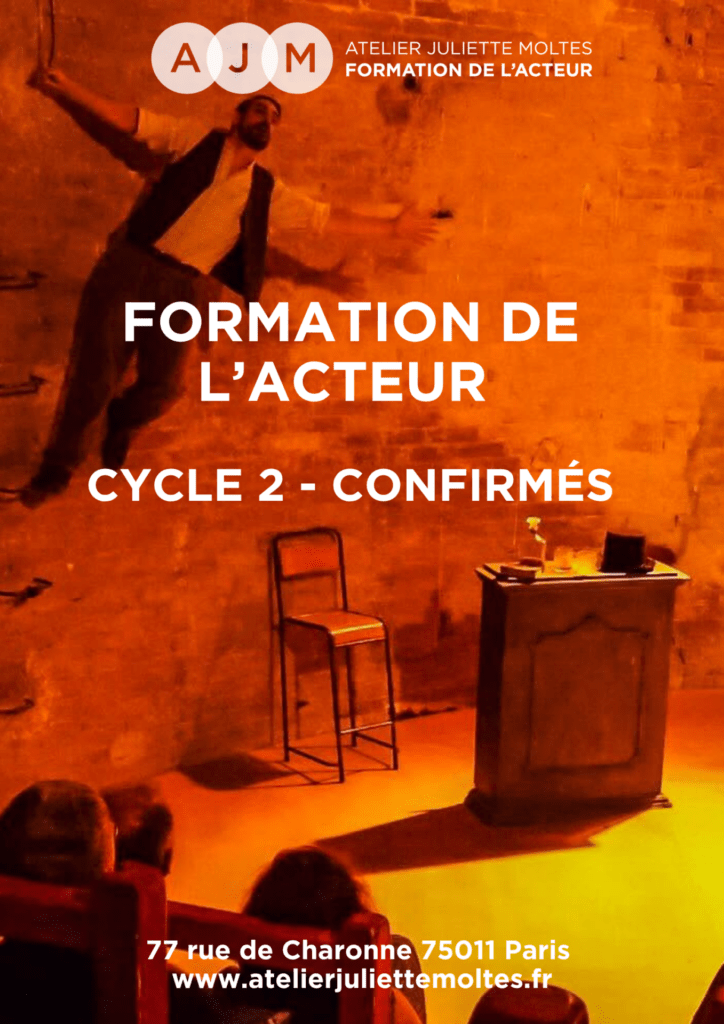 FORMATION PRO DE L'ACTEUR — CYCLE 2 (Intermédiaire) ATELIER JULIETTE MOLTES