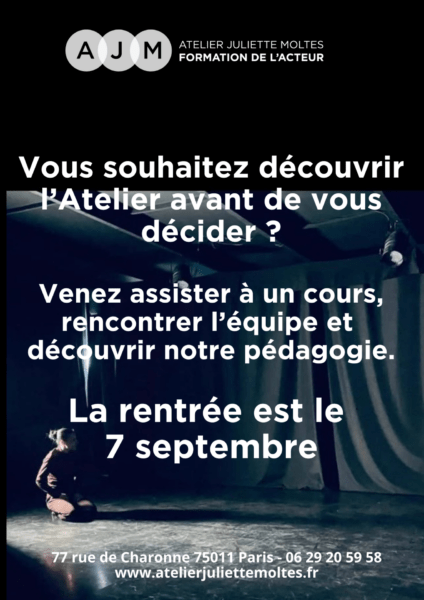 VENEZ DECOUVRIR NOS COURS ATELIER JULIETTE MOLTES