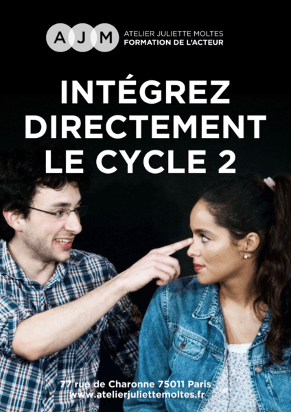 FORMATION PROFESSIONNELLE DE L’ACTEUR — CYCLE 2